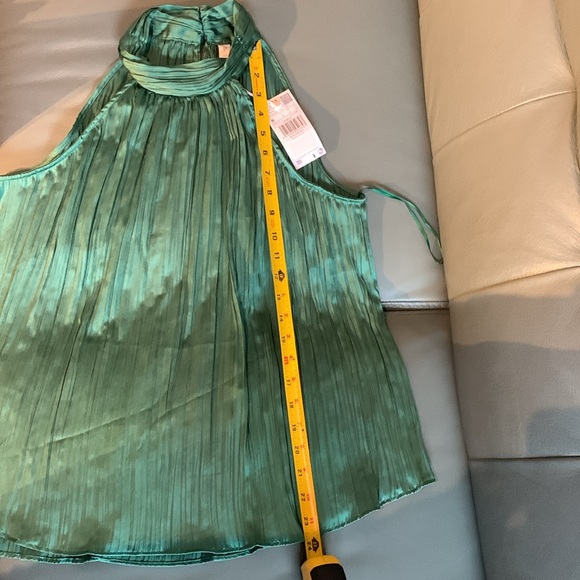 MANGO NWT Halter-neck pleated top - Picture 14 of 15